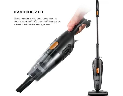 Пылесос 2в1 (вертикальный + ручной) Deerma Corded Hand Stick Vacuum Cleaner фото №5
