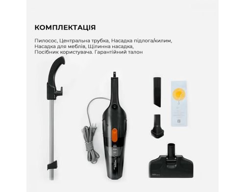 Пылесос 2в1 (вертикальный + ручной) Deerma Corded Hand Stick Vacuum Cleaner фото №6