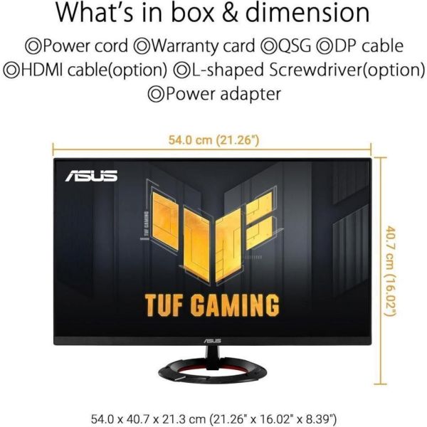 Монитор ASUS TUF Gaming VG249Q3R (90LM0AE1-B01E70) фото №6