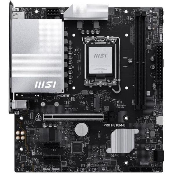 Материнская плата MSI PRO H810M-B фото №2