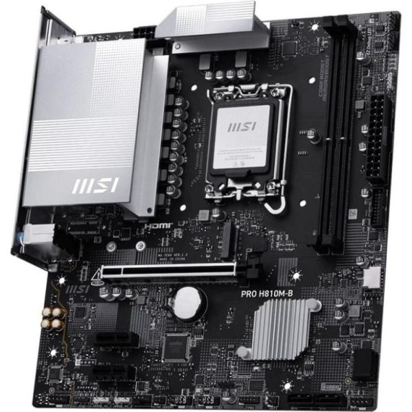 Материнская плата MSI PRO H810M-B фото №3