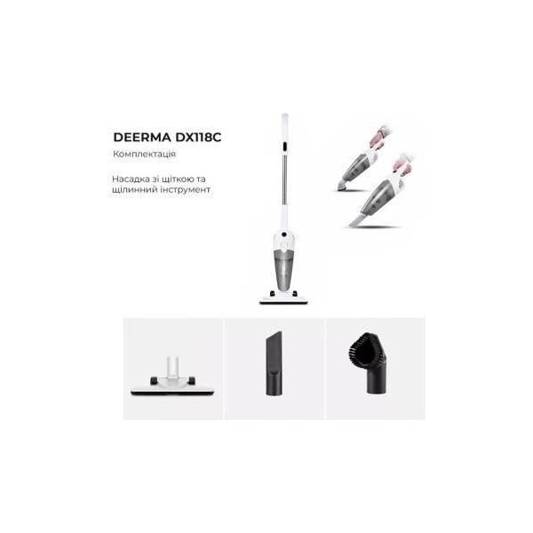 Пылесос 2в1 (вертикальный + ручной) Deerma Suction Vacuum Cleaner DX118C фото №10