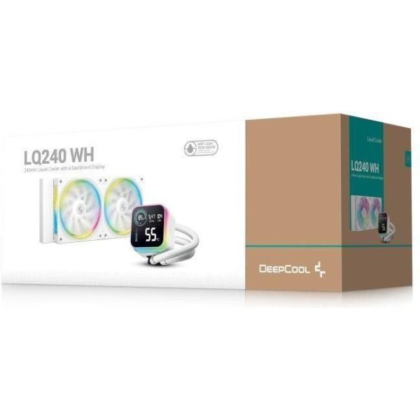 Водяное охлаждение Deepcool LQ240 White (R-LQ240-WHDSMC-G-1) фото №6