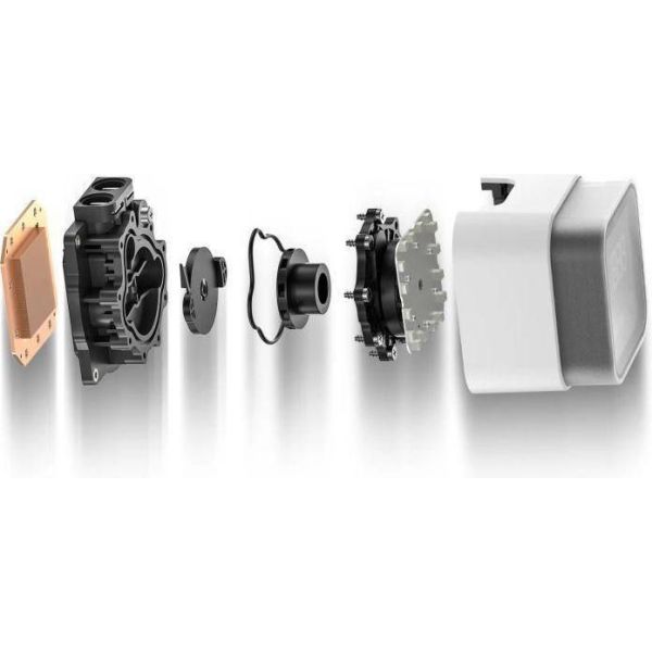Водяное охлаждение Deepcool LQ240 White (R-LQ240-WHDSMC-G-1) фото №7