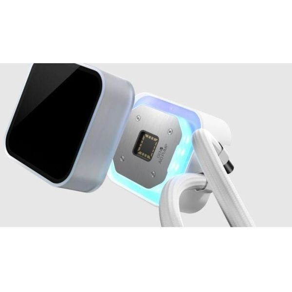 Водяное охлаждение Deepcool LQ240 White (R-LQ240-WHDSMC-G-1) фото №8