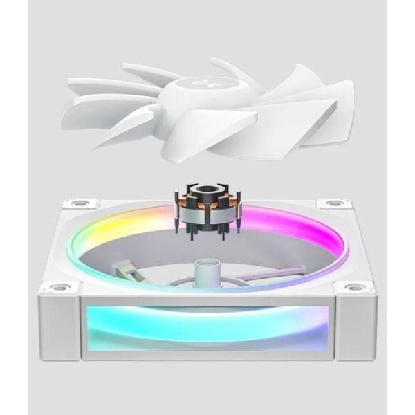 Водяное охлаждение Deepcool LQ240 White (R-LQ240-WHDSMC-G-1) фото №10