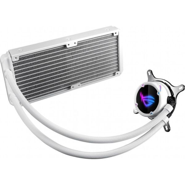 Водяное охлаждение ASUS ROG STRIX LC 240 RGB White Edition (90RC0062-M0UAY0) фото №2