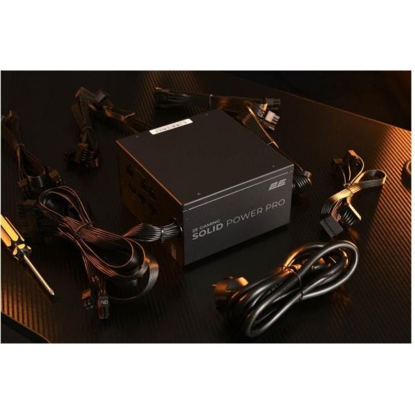 Блок питания 2E GAMING Solid Power Pro 650W (2E-SP650BRSMII-120) фото №5