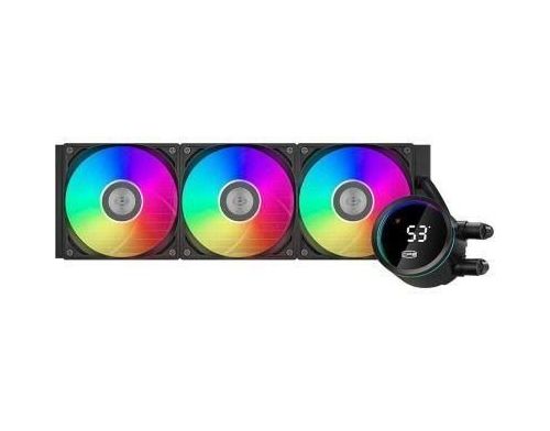 Водяное охлаждение PCCooler DA360 ARGB Digital BK (DA360Pro-BKAWXL-GL) фото №2