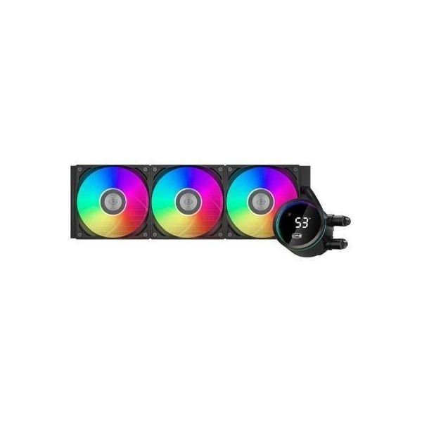 Водяное охлаждение PCCooler DA360 ARGB Digital BK (DA360Pro-BKAWXL-GL) фото №2
