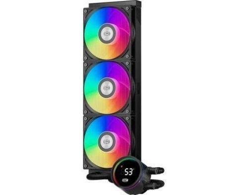 Водяное охлаждение PCCooler DA360 ARGB Digital BK (DA360Pro-BKAWXL-GL) фото №3