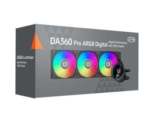 Водяное охлаждение PCCooler DA360 ARGB Digital BK (DA360Pro-BKAWXL-GL) фото №7