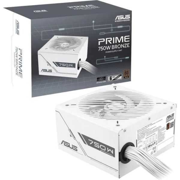 Блок питания ASUS Prime 750W Bronze White Edition (90YE00Y3-B0NA00) фото №10