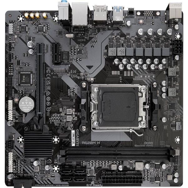 Материнська плата GIGABYTE A620M H фото №3