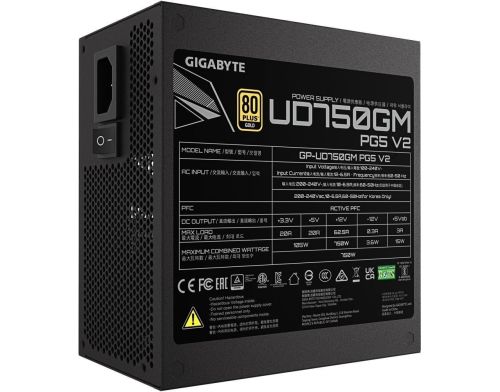 Блок живлення GIGABYTE UD750GM PG5 V2 фото №5