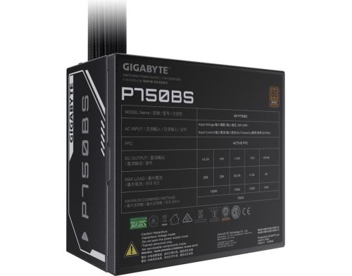Блок питания GIGABYTE P750BS (GP-P750BS) фото №5