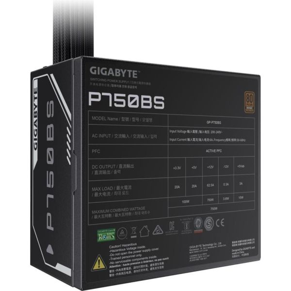 Блок питания GIGABYTE P750BS (GP-P750BS) фото №5