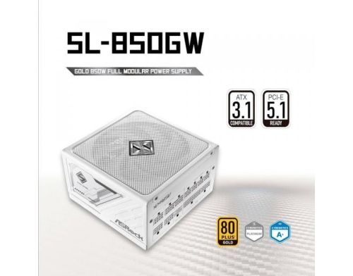 Блок питания ASRock SteelLegend 850W White (SL-850GW) фото №9