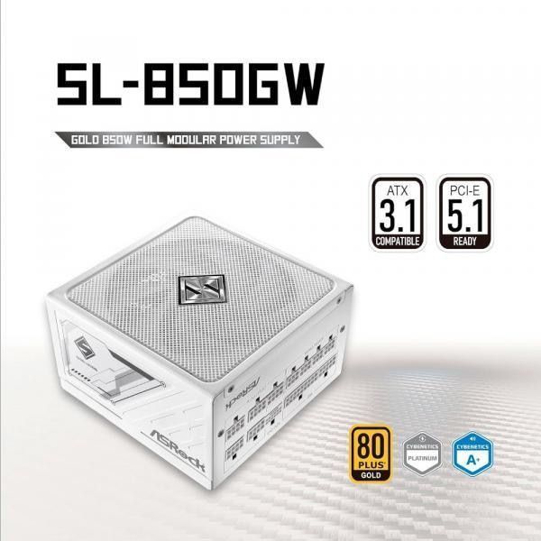 Блок питания ASRock SteelLegend 850W White (SL-850GW) фото №9