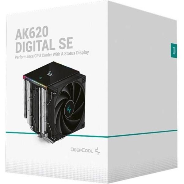 Воздушное охлаждение Deepcool AK620 Digital SE Black (R-AK620-BKADMN-GJD) фото №9