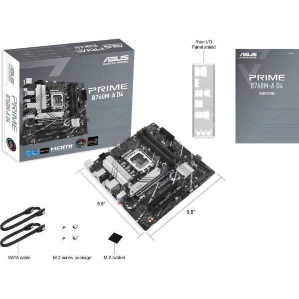 Материнская плата ASUS PRIME B760M-A D4-CSM (90MB1D00-M1EAYC) фото №7
