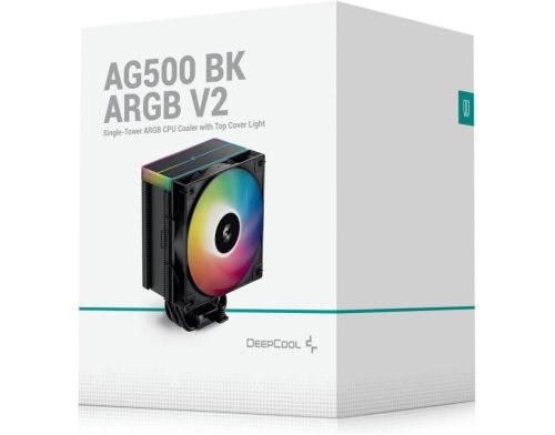 Воздушное охлаждение Deepcool AG500 BK ARGB V2 Black (R-AG500-BKAMMN-GJD) фото №10