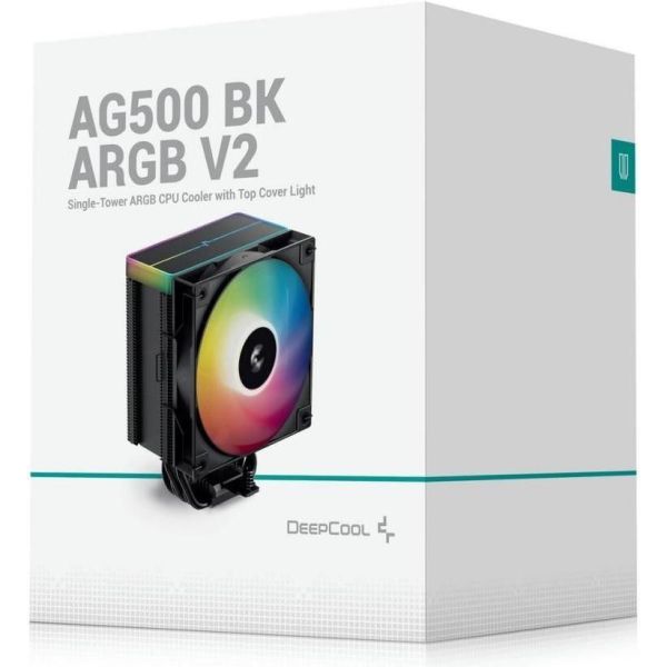 Воздушное охлаждение Deepcool AG500 BK ARGB V2 Black (R-AG500-BKAMMN-GJD) фото №10