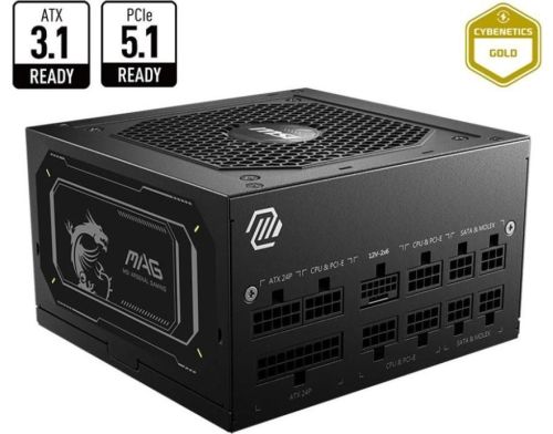 Блок живлення MSI MAG A750GL PCIE5 фото №4