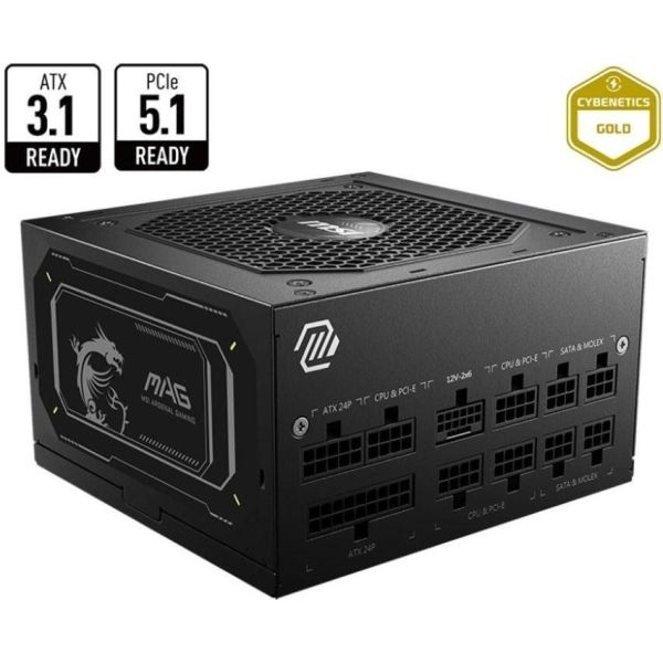 Блок живлення MSI MAG A750GL PCIE5 фото №4