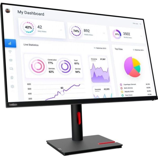 Монитор Lenovo ThinkVision T32P-30 (63D2GAT1UA) фото №2