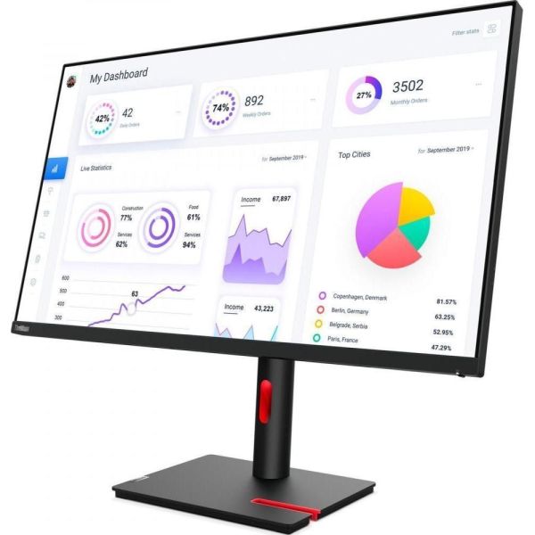 Монитор Lenovo ThinkVision T32P-30 (63D2GAT1UA) фото №3