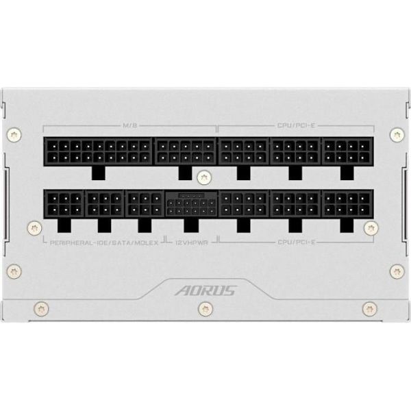 Блок питания GIGABYTE AORUS ELITE P1000W PCIe 5.0 ICE (GP-AE1000PM PG5 ICE) фото №3