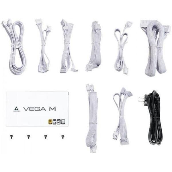 Блок питания Chieftec Vega M 850W White (PPG-850-CW) фото №2