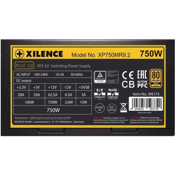 Блок живлення XILENCE Performance X+ 750W (XP750MR9.2) фото №4