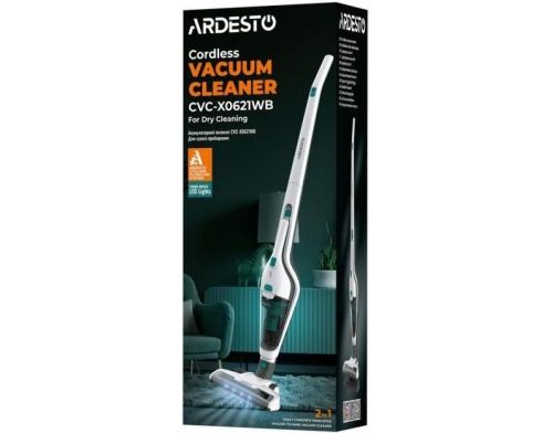 Вертикальный + ручной пылесос (2в1) ARDESTO CVC-X0621WB фото №2