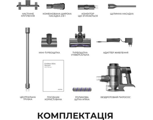 Вертикальный + ручной пылесос (2в1) MOVA S7 Ultra (V2590E) фото №12