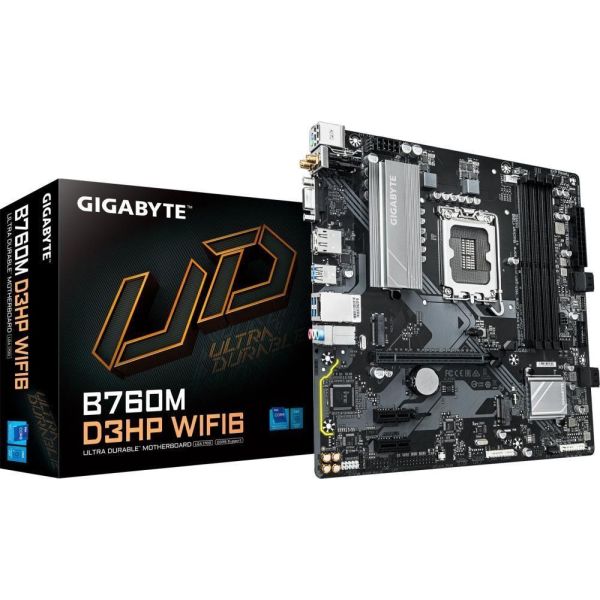 Материнская плата GIGABYTE B760M D3HP WIFI6 фото №4