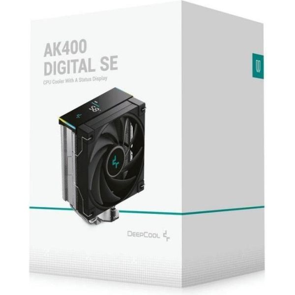 Воздушное охлаждение Deepcool AK400 Digital SE Black (R-AK400-BKADMN-GJD) фото №6