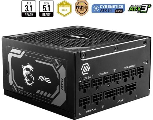 Блок питания MSI MAG A1000GL PCIE5 фото №2