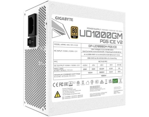 Блок питания GIGABYTE UD1000GM PG5 V2 ICE (GP-UD1000GM PG5 ICE) фото №5