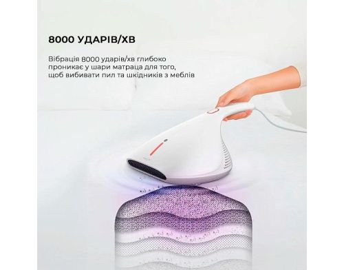 Ручной пылесос Deerma Handheld Anti-mite Vacuum Cleaner (CM800) фото №12
