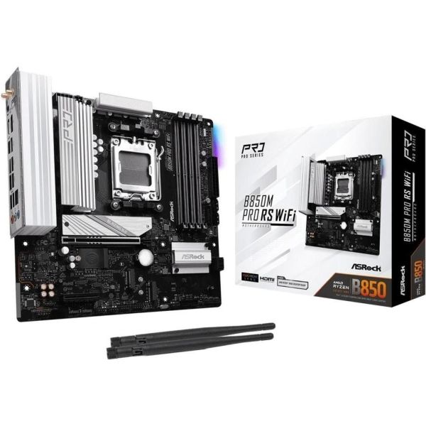 Материнская плата ASRock B850M Pro RS WiFi фото №6
