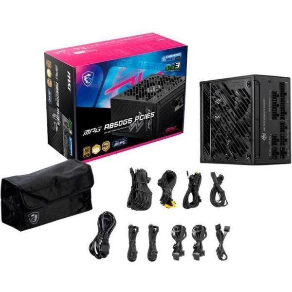 Блок питания MSI MPG A850GS PCIE5 фото №8