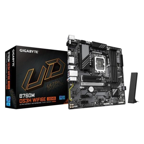 Материнская плата GIGABYTE B760M DS3H WIFI6E GEN5 фото №2