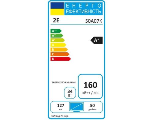 Телевізор 2E 2E-50A07K фото №2