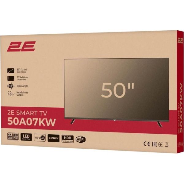 Телевізор 2E 2E-50A07K фото №3