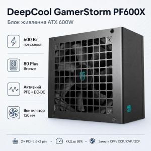 Блок питания Gamer Storm PF600X (R-PF600X-HD0B-JGEU)