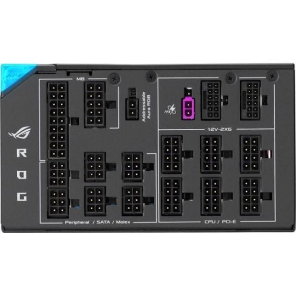 Блок питания ASUS ROG-THOR-1600T3-GAMING (90YE00V1-B0NA00) фото №6