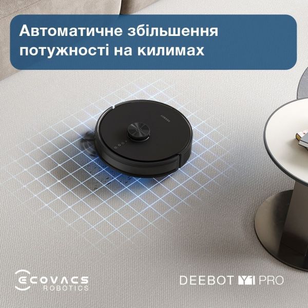 Робот-пылесос с влажной уборкой ECOVACS Deebot Y1 Pro Black (DLX34 Black) фото №5