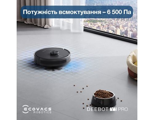Робот-пылесос с влажной уборкой ECOVACS Deebot Y1 Pro Black (DLX34 Black) фото №7
